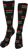 Ouyniei Pan African Flag Men's Sports Socks, Long Leg Socks, High Socks