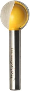 Kempston 208031 Plunge Cutting Ball Bit, 1/4-Inch Shank, 5/8-Inch Cutting Diameter, 5/8-Inch Cutting Length