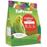ZuPreem FruitBlend Parakeet & Budgie Food, Uniform Bird Food, Small, 2 lb