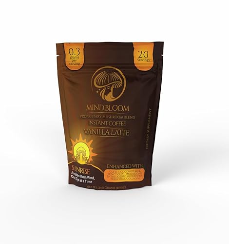 Miniatura 2 de Café instantáneo Sunrise Vanilla Latte - Mezcla patentada de hongos