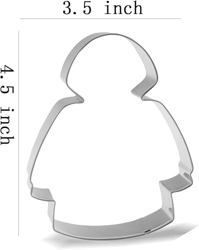 Miniatura 2 de Keewah Cortador de galletas impermeable, 4.5 x 3.5 pulgadas, acero inoxidable