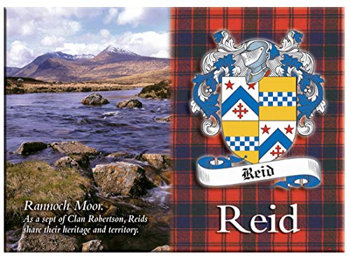 Reid Clan Escocés Recuerdo Metálico Imagen Imán de Refrigerador, Regalo Escocés