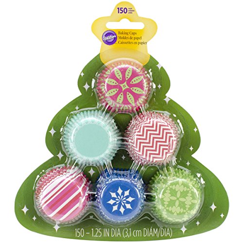 Wilton Tree Baking Cups, Mini, 150-Pack