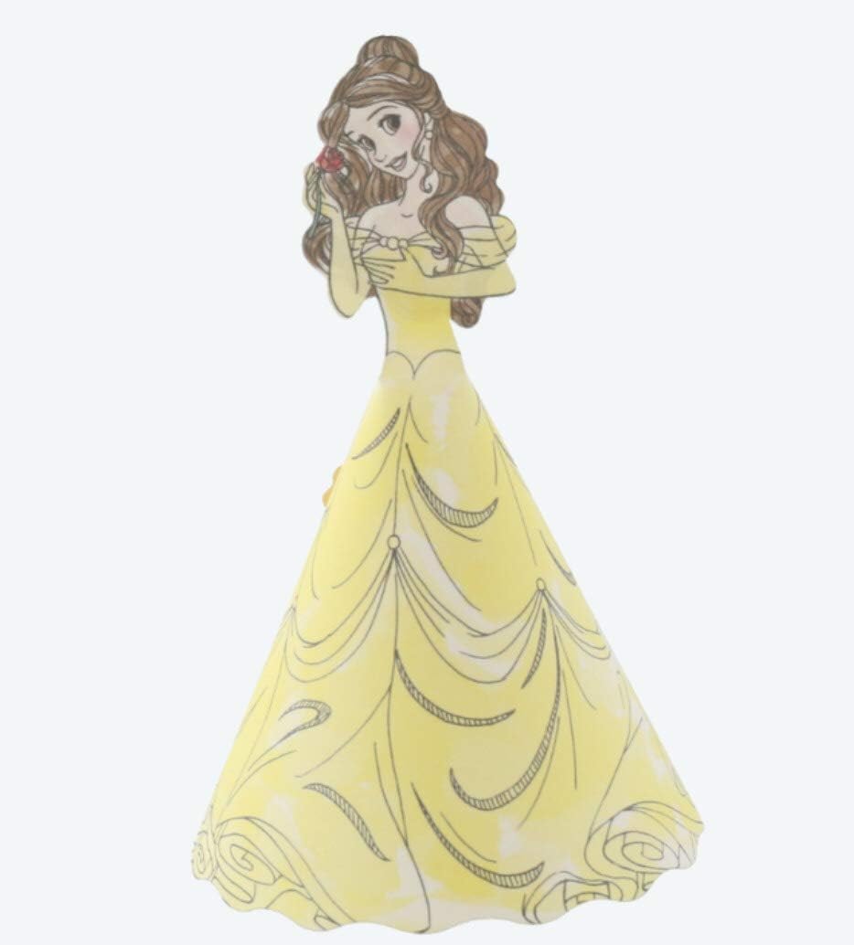 Amazon Co Jp ディズニープリンセス ドレスメモ 美女と野獣 ベル 文房具 東京 ディズニーリゾート Tdr メモ帳 スタンド型メモ コスチューム 文房具 オフィス用品