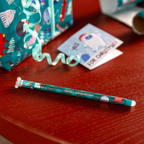 LEGAMI Erasable Pen Weihnachtsset Weihnachtsedition Winter The Nutcracker Set mit 3 radierbaren Gelschreibern Nussknacher, Ballerina und Mäusekönig