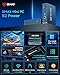 BMAX Mini PC 8 GB DDR4 + 256 GB NVMe SSD, Mini-Computer, Intel 5205U (1,9 GHz), Gigabit-Ethernet, 4K UHD Dual-Display, Dual-WLAN, Bluetooth 5.0, erweiterbarer Arbeitsspeicher bis zu 64 GB