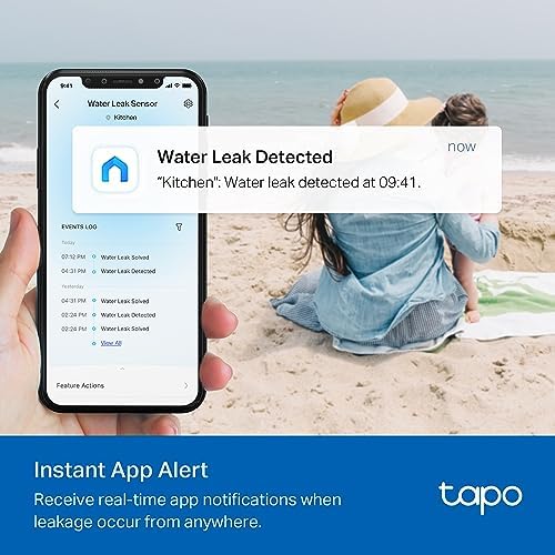 Tapo Smart Water Leak Detector, Requires Tapo Hub, T300 — 사진 3