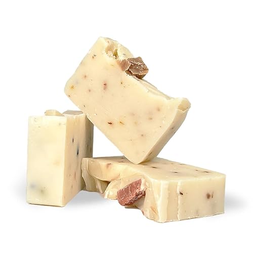 Herb'N Eden Jabón en barra, hecho a mano, ingredientes 100% naturales, para piel mixta, eczema, acné, para cara y cuerpo, mujeres y hombres (barra