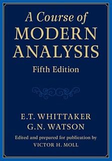 A Course of Modern Analysis