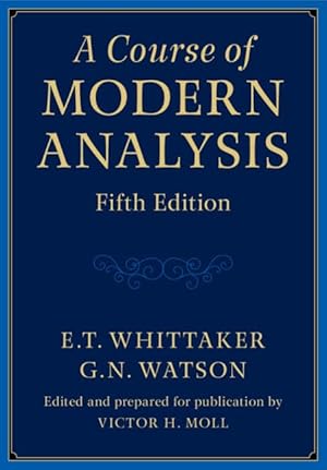 Book cover A Course of Modern Analysis