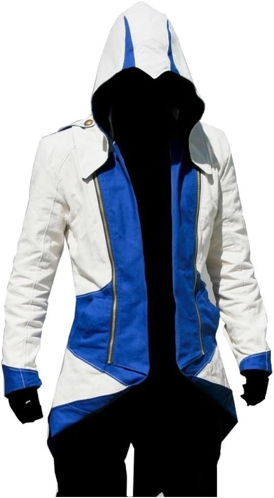 Men's Cosplay Costume Jacket with Hood Hooded Multi Colors
