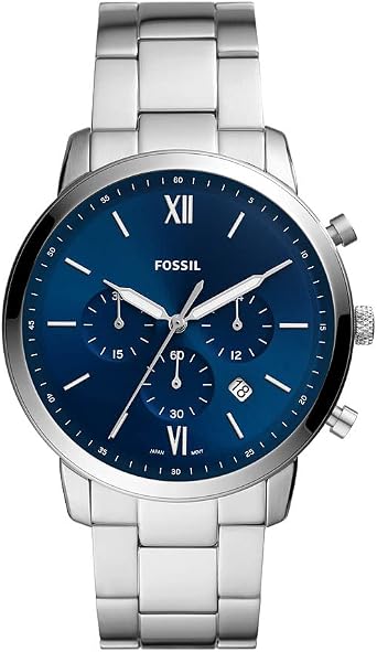 Orologio Uomo FOSSIL Neutra Chrono, misura cassa 44mm, movimento  cronografo, cinturino in acciaio inossidabile : Amazon.it: Orologi
