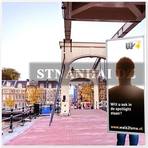 Stnanhai Big discount,Indoor/Outdoor fashion banners sign,walking simple battery powered with 1 year Guarantee