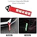Windance 2pcs Car Modification Red Racing Tow Strap Personalized with Chinese Slogan,Decorative Traction Rope for Front Rear Bumper (Fluorescent Trendsetter + Drive New Vibe)
