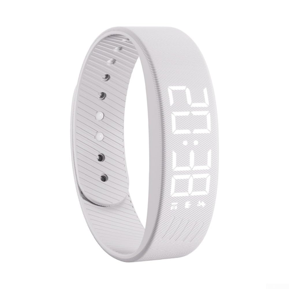 ASHATA - Braccialetto Intelligente Con Schermo Grande IP67 Impermeabile Con Pressione Arteriosa Frequenza Cardiaca Sport Pedometro Monitoraggio Del Sonno