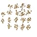 MCIGICM 180Pcs 20pF to 470nF Monolithic Ceramic Capacitor Set, DIP Multilayer Ceramic Chip Capacitors Assortment, 18 Values