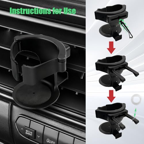 Portavasos para carro universal negro Surosha miniatura 6