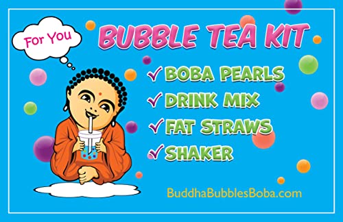 The Original Ultimate Diy Boba / Bubble Tea Kit, 60+ Drinks, 6 Flavors, Boba Pearls, Straws And Shaker (Classic) #TOP1
