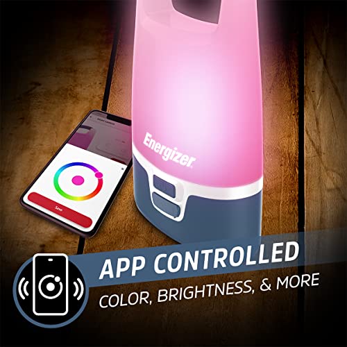 Energizer Smart Multi-Color Led Lantern, 1200 Lumen Rechargeable Lantern, Indoor And Outdoor Night Light And Camping Lantern, 360 Degree Light (Usb Included) #TOP2