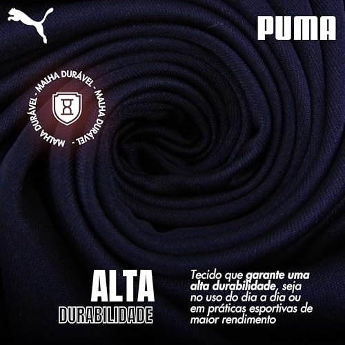 Puma Camiseta DRYFIT Masculina Esportiva ACTIVE Adulto, Peacoat, M