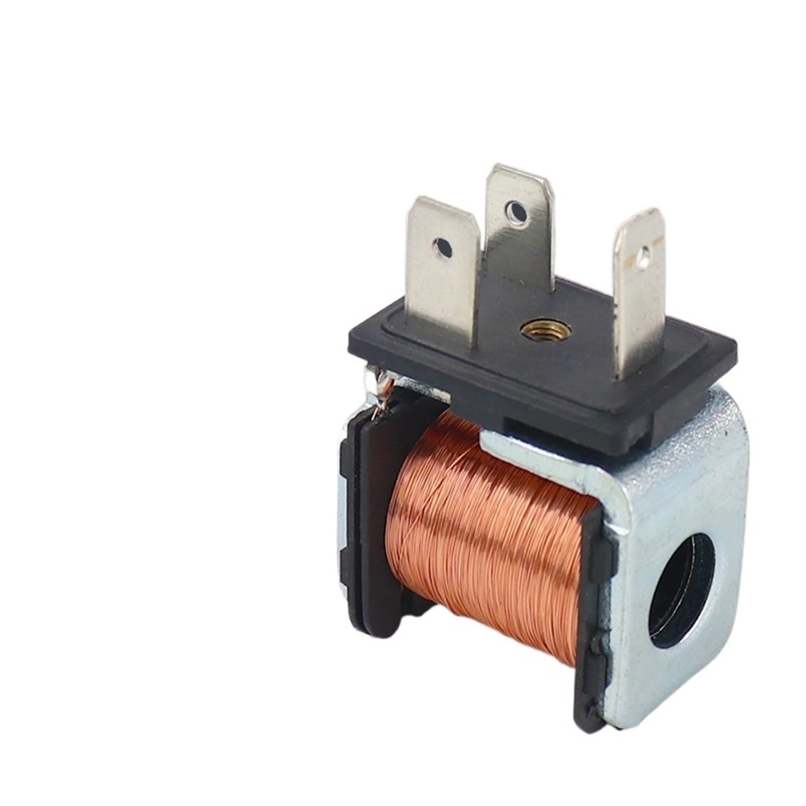 3V210-08 3-drożny pneumatyczny zawór elektromagnetyczny 2-pozycyjny sterowany elektrycznie zawór magnetyczny powietrza i gazu DC 12 V 24 V AC 220 V 110 V cewka 1/4" 1 szt. (With 6 mm Fittings, AC 110V