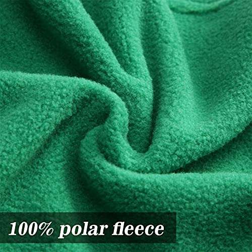 Satinior, 4 Pieces Dog Fleece Vest Dog Cold Weather Pullover Dog Cozy Jacket Winter Dog Clothes Pet Sweater Vest With Leash Ring For Small Dogs (Gray, Green, Purple, Blue, L) #TOP3
