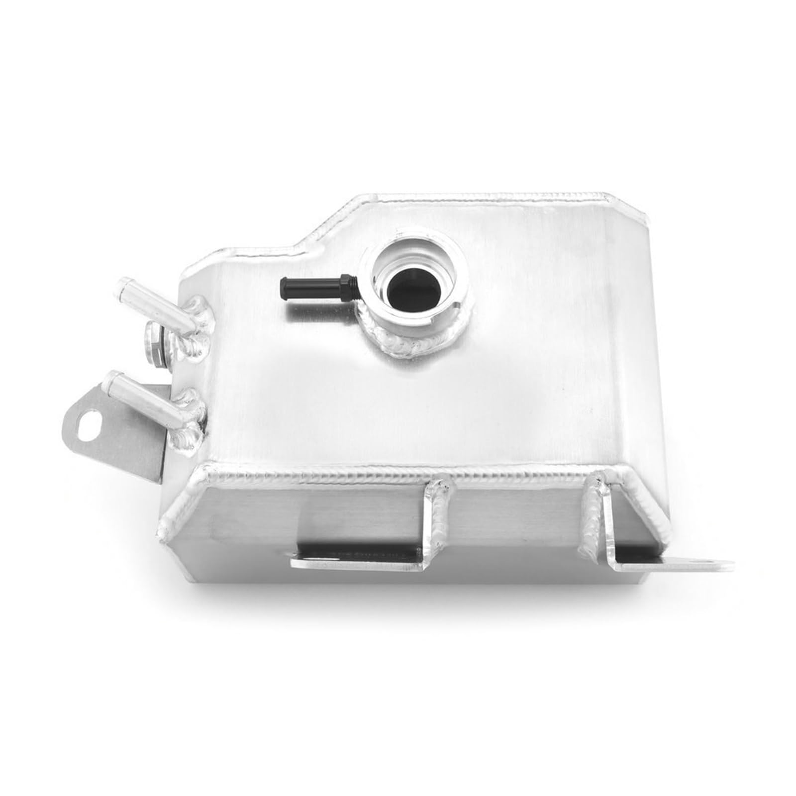 Pojemnik wyrównawczy Zbiornik Na Wodę Chłodzącą Do Samochodu, Korek Przelewowy, Pasuje MX5 Miata Expansion Mk3 NC Z Akcesoriami Korków(Silver)