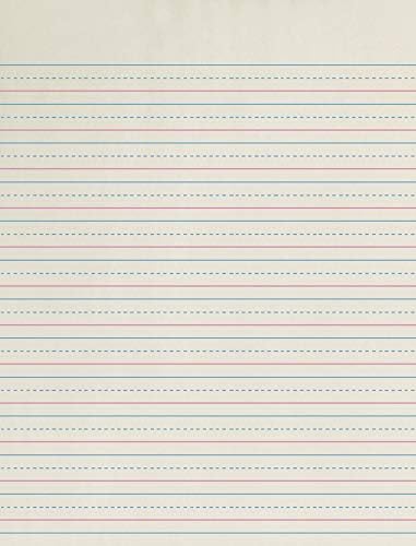 School Smart Zaner-Bloser Paper, 1/2 Inch Ruled, 8 x 10-1/2 Inches, 500 Sheets White