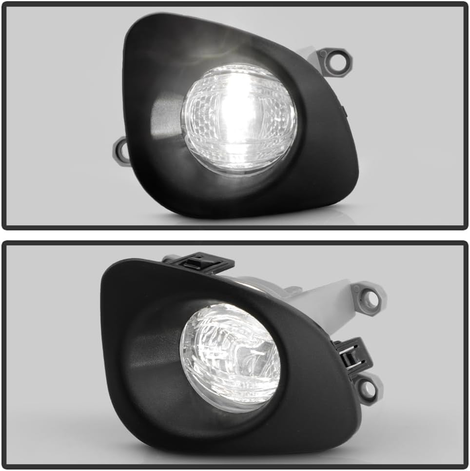 KEEKPO - For 2023-2024 Toyota Corolla Cross Hybrid LED Bumper Fog Lights Driving Lamps w/Switch Assembly Set Left+Right