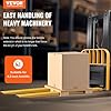 BestEquip Forklift Extensions, 96 inch Fork Extensions 4.5 inch Width, Heavy Duty Steel Pallet Fork Extensions, 1 Pair Forklift Extensions for Forklift Lift Truck Forklift Loaders