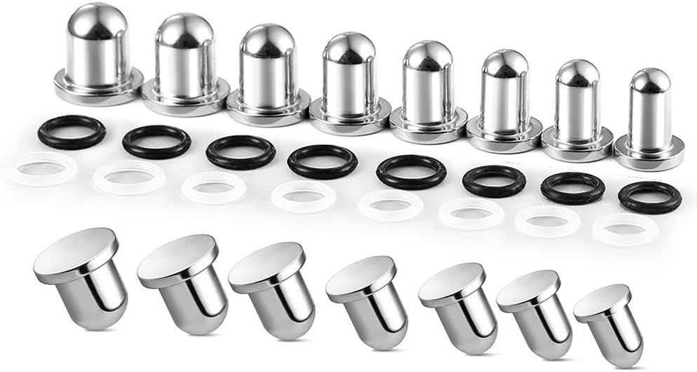 Casvort Unique 0.5mm Increments 16G-00g Comfy Pain-free Single Flared Dead Stretching Plugs, Hypoallergenic Stretch Friendly Body Piercing Tapers, Pierced Ear Lobe Stretching Kits.