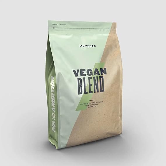 Myprotein - Vegan Blend Powder - Natural Plant Based Protein Powder w/Pea & Rice Protein - Gluten Free, Sugar Free, Fitness Nutrition - Recovery w/Amino Acids - Vanilla Chai, 2.2 Lb (22 Servings)