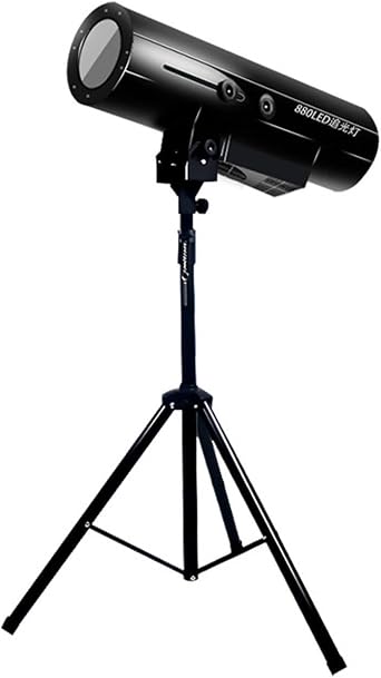 LED Follow Spotlight, 880W Stage Spotlight with Tripod Stand - DMX Control for KTV DJ Party Wedding Birthday - Adjustable Aperture Professional Beam Projection DJ Chasing Light