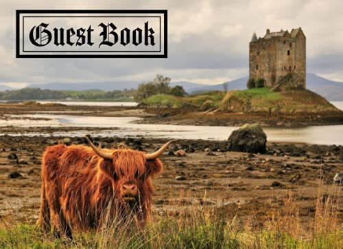 Guest Book: Scottish Guest Book For Visitors To Your Holiday Rental Cottage, Lodge, Air Bnb Home