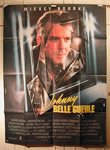 Grande affiche Johnny Belle Geule 116X158 cm au graphisme d'exception
