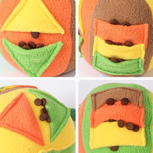 EJASBYUFB Bola de Snuffle para cães, comer devagar, brinquedos de enriquecimento de cães, jogo de pe