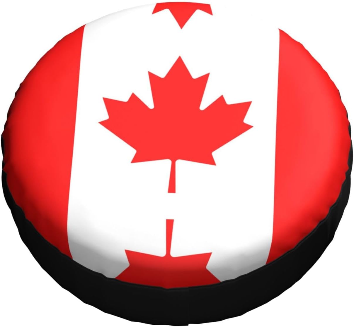 Canadian Flag Print Tire Cover Universal Spare Wheel for Trailer Rv SUV Truck Camper Travel Accessories