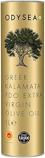 PDO Kalamata Extra Virgin Olive Oil 1L Round Tin