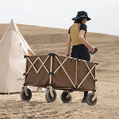 Garden Trolley Opvouwbare Rolwagen, Outdoor Draagbare Opbergtrolley Voor Picknick/Tuin/Reizen, Makkelijk Mee Te Nemen… - Image 3