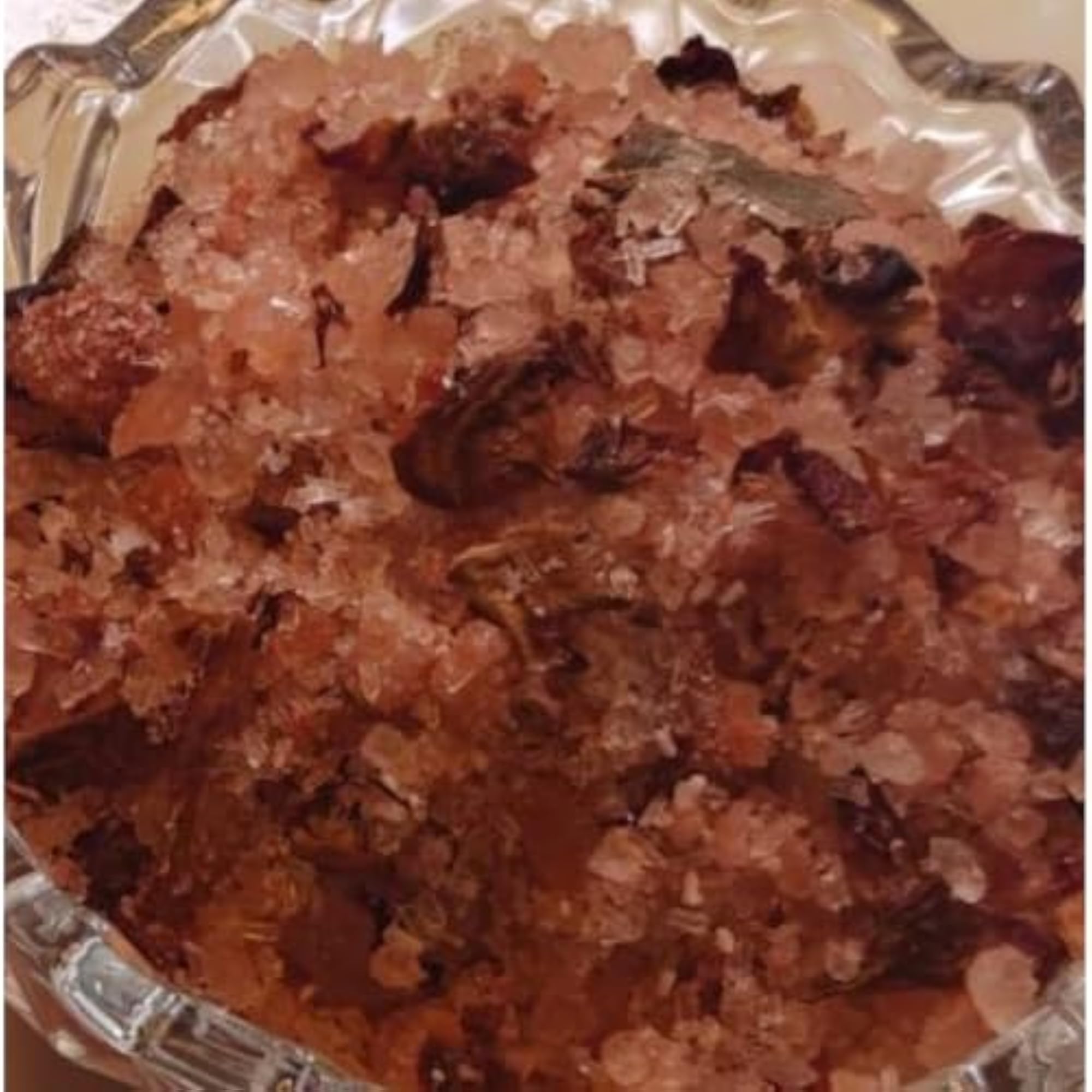 Aura Cleansing & Aromatherapy Rose Bath Salt with Essential Oils, 100% Natural