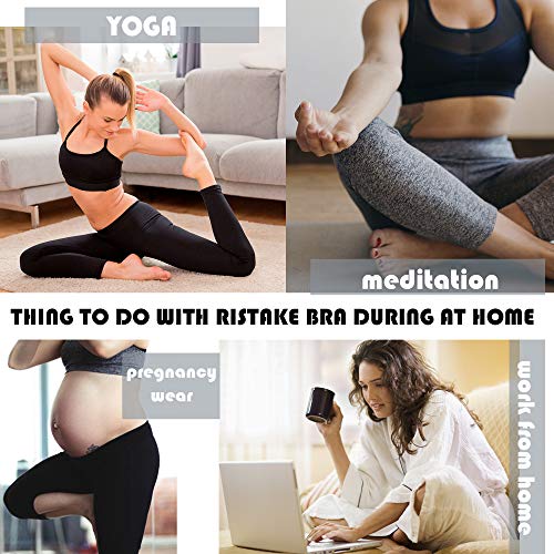 Ristake Lace Bandeau Bra, Women Bandeau Bra, Padded Strapless Brarettes Bra Seamless Bandeau Tube Top Bra For Women Dress Lace Black&White&Beige 3X-Large #TOP4