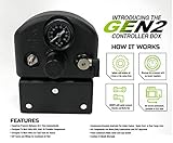 Up Down Air 4 Tire Inflation System - Universal with Box, Fittings, Hoses & Storage Bag - Black