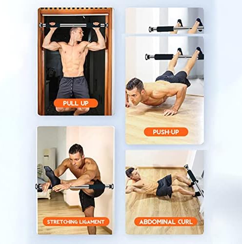 Pull Up Bar Chin Up Bar Doorway - Perfect for Home Training, Fitness and Gym Equipment, Improves your Power - With Screws - Made from Steel