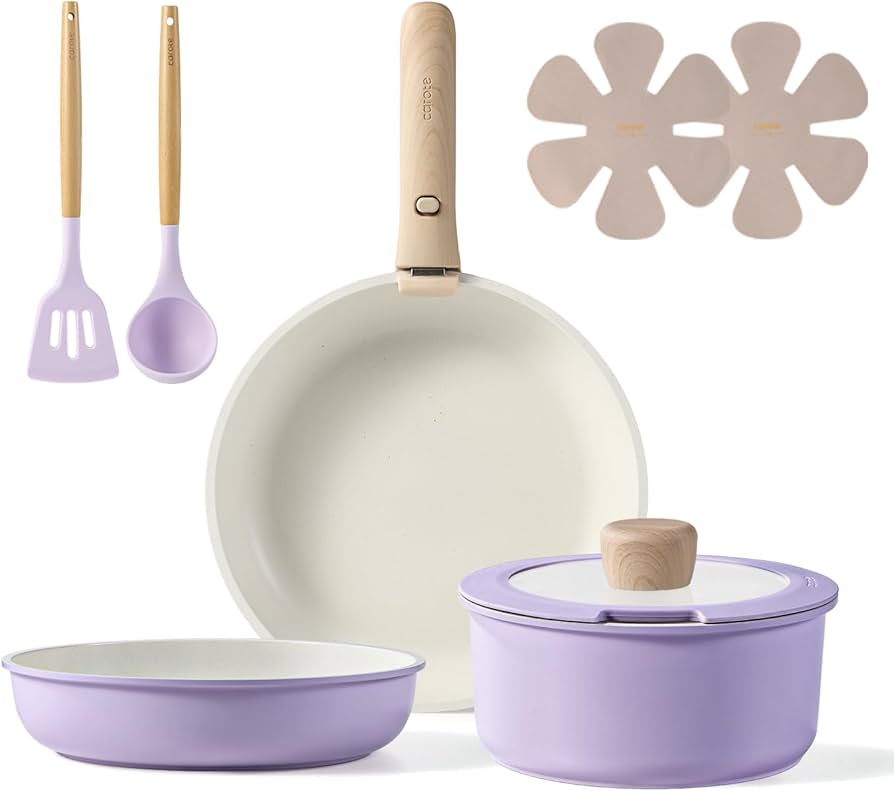 【2セット、専用】カローテ フライパン 9点セット IH·ガス火対応 鍋セット Amazon.co.jp: CAROTE カローテ フライパン セット 9点 食洗機対応 IH