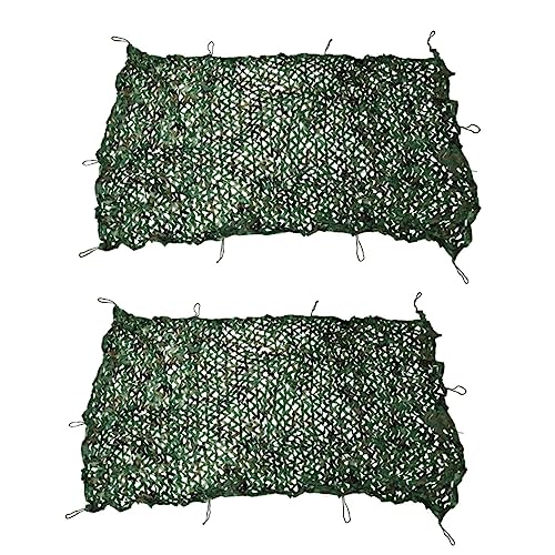 INOOMP 2 Pçs Rede De Camuflagem Decoração De Selva Lonas De Acampamento Decoração De Acampamento Red