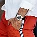 MyKronoz ZeTime-Orig-Reg Smartwatch Ibrido con Lancette Analogiche, Argento Spazzolato/Silicone Nero