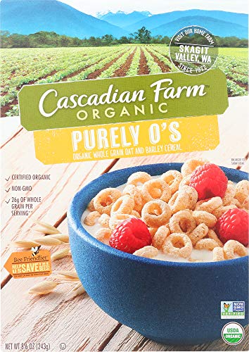 Cascadian Farm, Purely O's, Organic Whole Grain Oat and Barley Cereal, 8.6 oz (243 g)(pack of 2) image 5