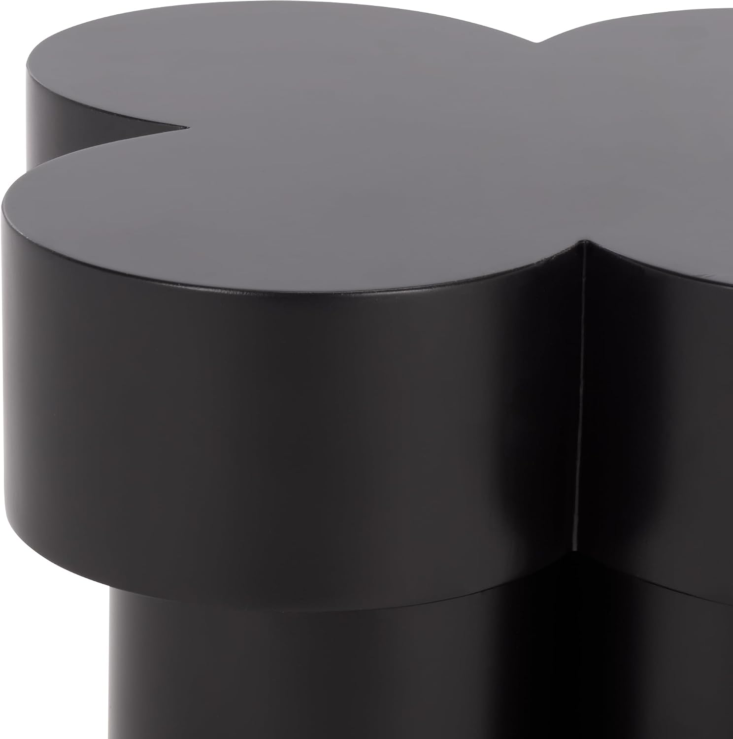 SAFAVIEH Home Collection – Bastien Black Sculptural Accent Table, Modern Floral Silhouette, Fully Assembled (ACC2331B)