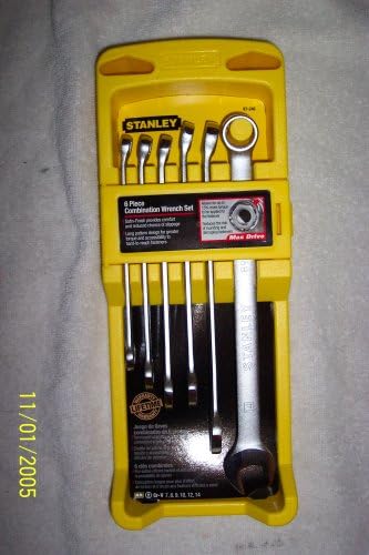 Stanley Ringmaulschlüssel-Set, 12-teilig – Chrom, Größen 6-22 Mm, Für Werkstatt & Heimgebrauch