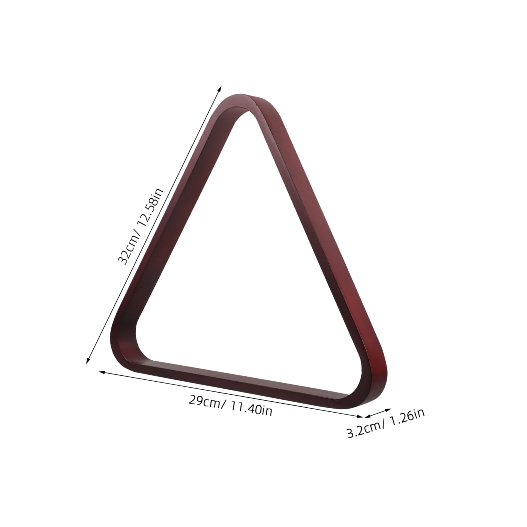 HOLIDYOYO Solid Wood Billiard Ball Triangle Rack Precision Engineered Pool Table Accessory for Accurate Ball Positioning Durable and Portable Billiards Equipment for Ball